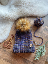 Load image into Gallery viewer, Lux Dawson Beanie ( 100% Peruvian l Merino Wool)